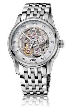Oris Artelier Skeleton Diamonds