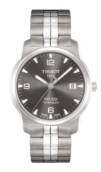 TISSOT PR 100 QUARTZ GENT TITANIUM