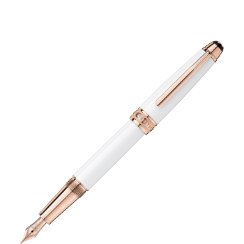Перьевая ручка Meisterstück White Solitaire Red Gold Classique Перьевая ручка Meisterstück White Solitaire Red Gold Classique