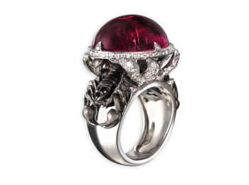 Кольцо SCORPION TOURMALINE