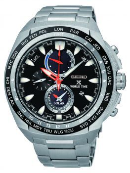World Time Solar Chronograph